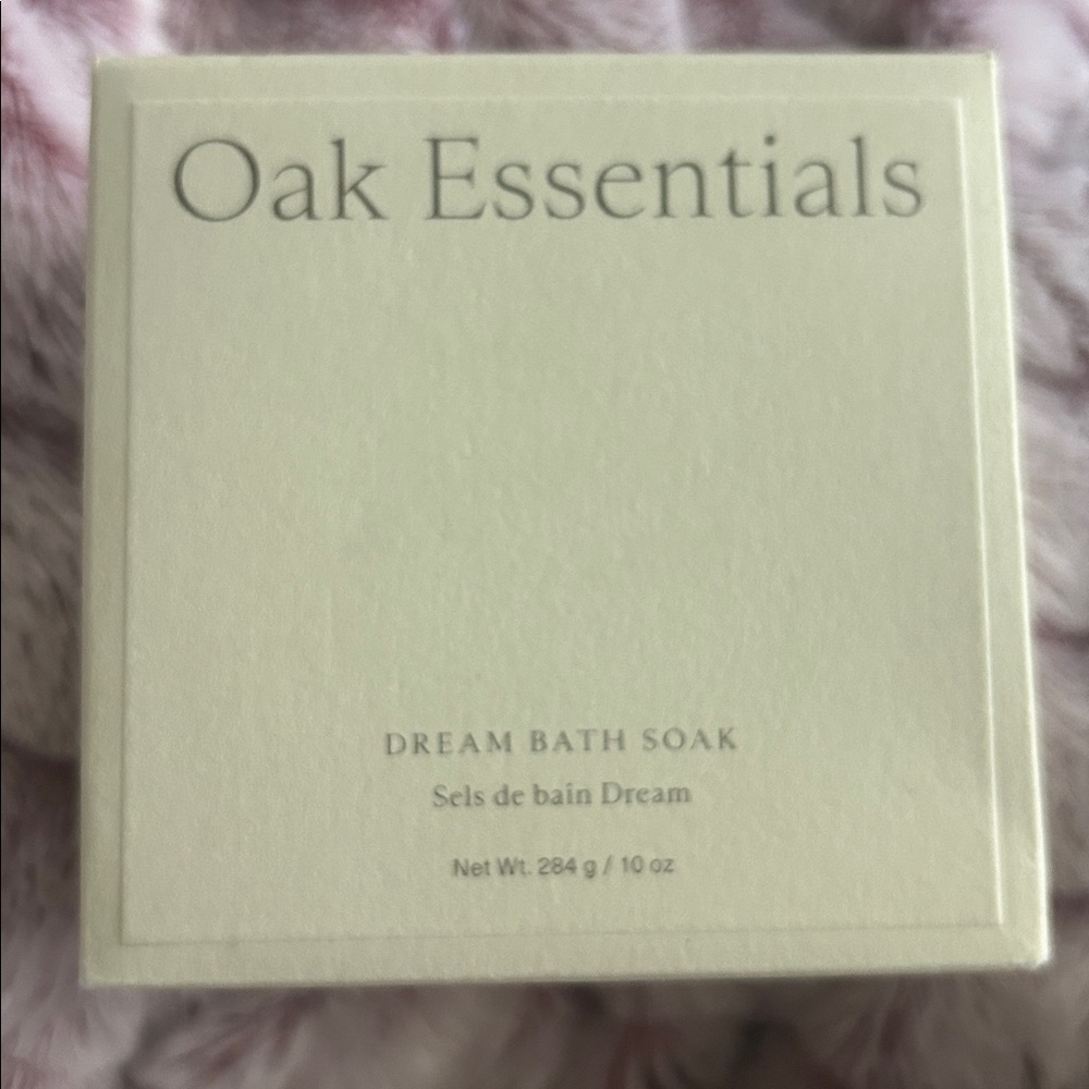 Oak essentials bath soak